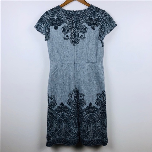 TALBOTS Wool Cap Sleeve Dress - Picture 4 of 6